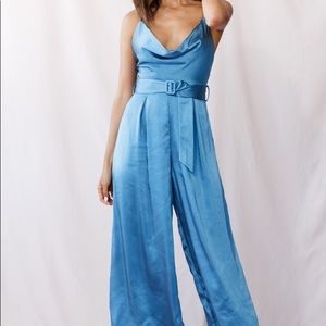Belted jumpsuit